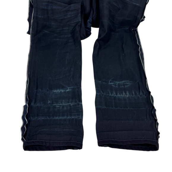 Left Field 30 X 35 (actual) Jeans Selvedged Denim NYC Faded Made in USA Cotton - Picture 13 of 16